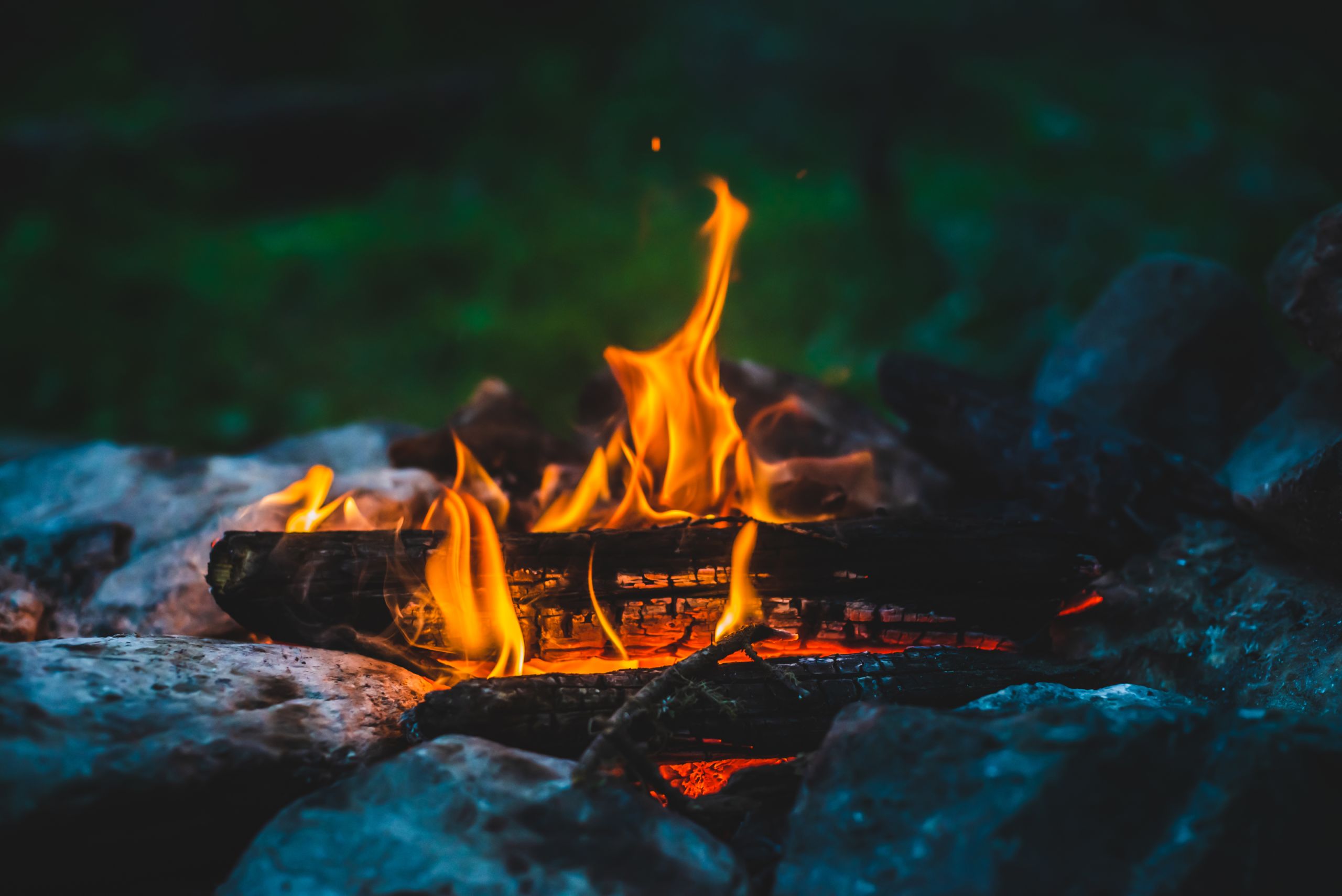 Outdoor bonfire