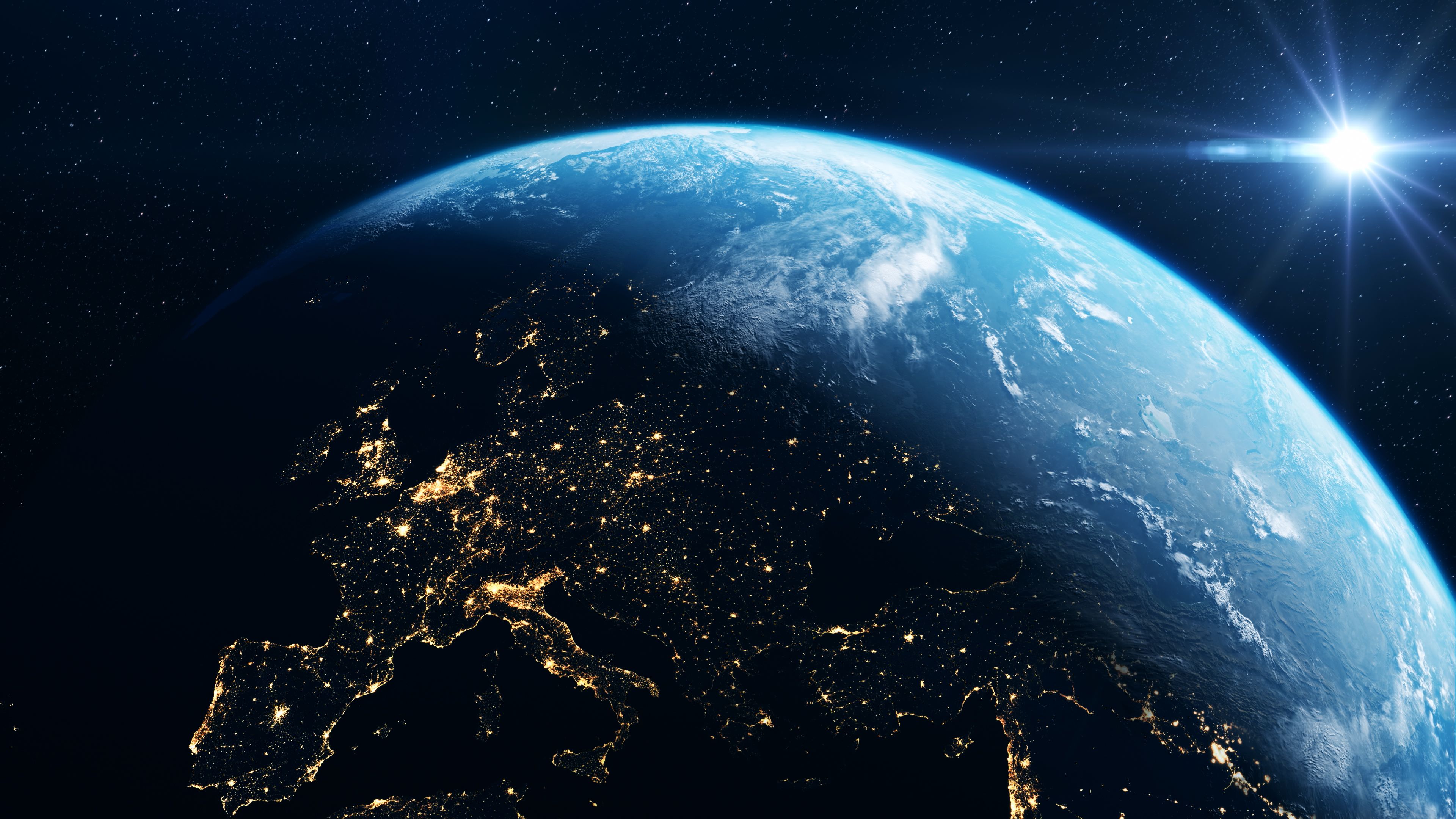 Europe seen from space