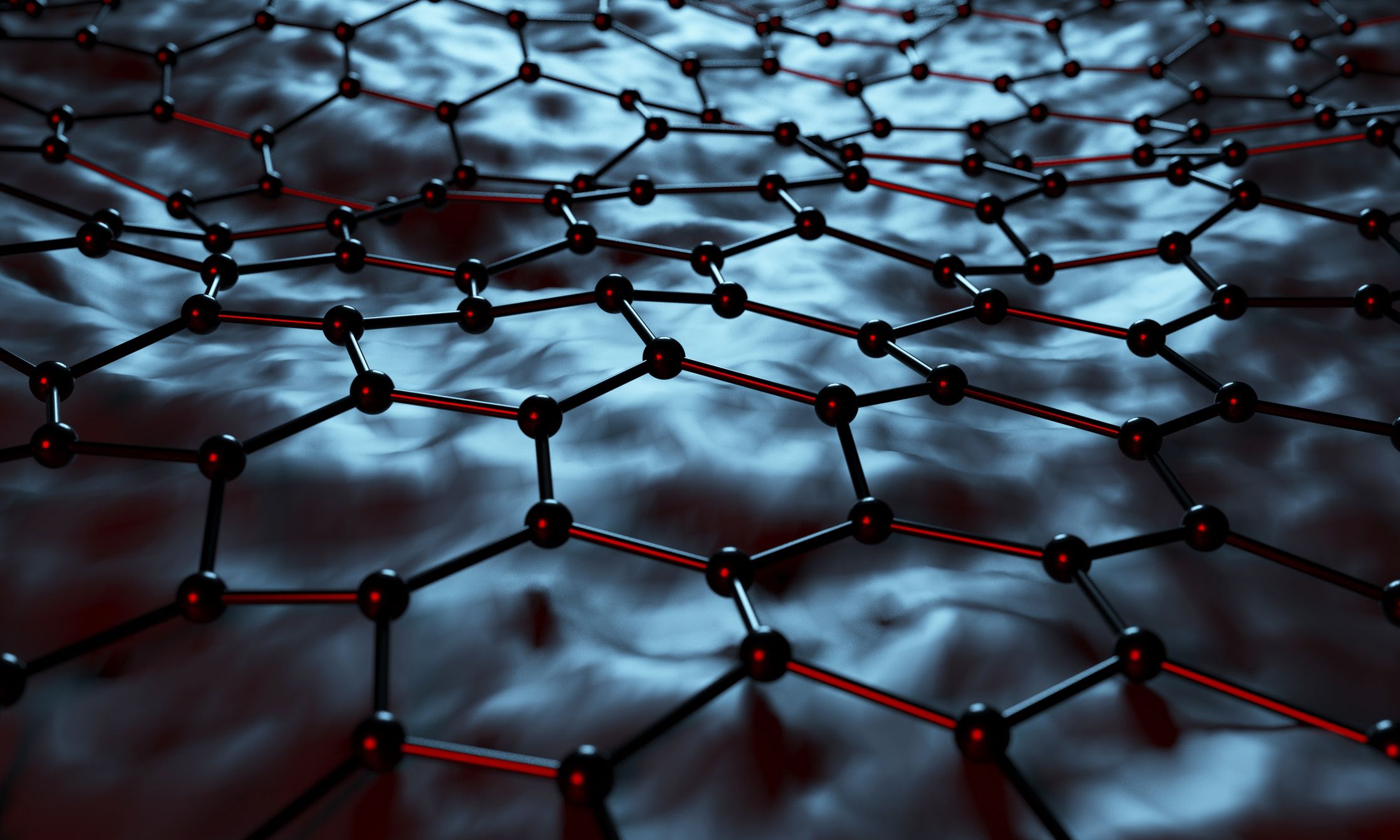 image of graphene atomic structure